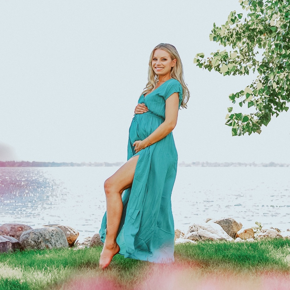 ❌SOLD❌ Kimono Wrap Maxi Dress